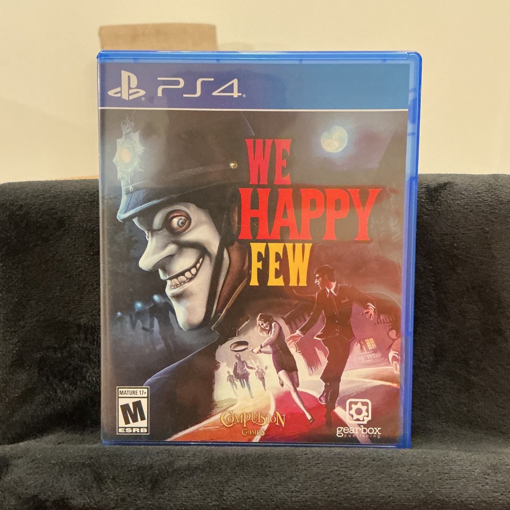 We Happy Few Gearbox Publishing Sony PlayStation 4 PS4 Video Game Dystopian